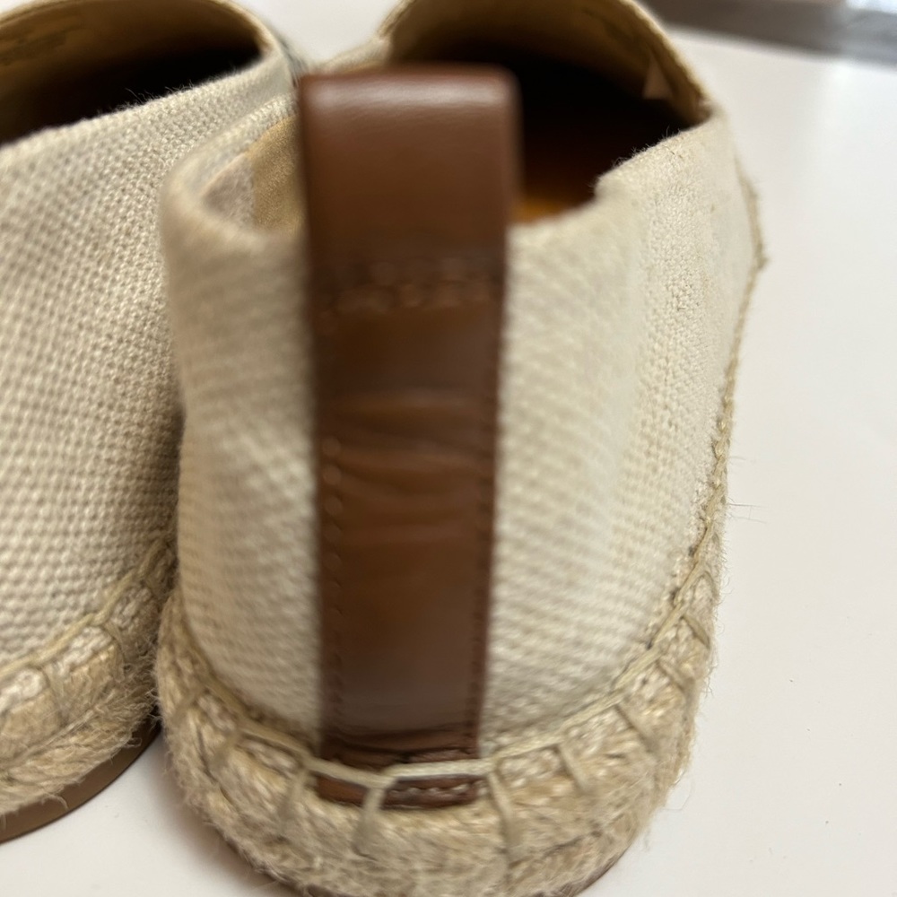 Lauren Ralph Lauren Caylee Canvas and Jute Flat Shoes Size 8B. - Picture 8 of 12